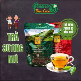 Trà sương mù Bản Lào, rừng trồng 25 năm tuổi túi 250gr - Túi xanh