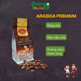 Cà phê Arabica nguyên hạt Premium 200gr Bản Lào - Cafe Dao đặc sản xứ Lào