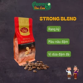 Cà phê Arabica nguyên hạt Strong Blend 200gr Bản Lào - Đặc sản xứ Lào